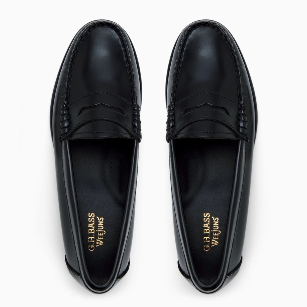 G.H. Bass & Co. Classic Black Leather Weejuns loafers - Picture 3 of 4